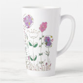 Gemischte Medien Blumen Milchtasse (Rechts)
