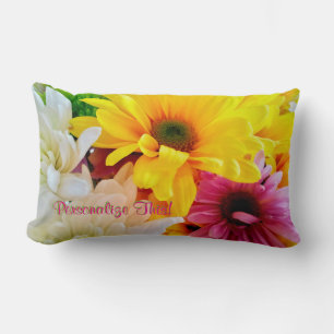 gemischte Milchprodukte Bouquet-Lumbar Kissen