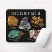 Gemischte Mineralien Rock Nature Fotografy Mousepad (Mit Mouse)