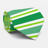 Gemischte Muster - Doten und Streifen Krawatte (Gerollt)