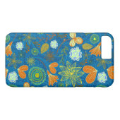 Gemischte Paisley-Blumen-Muster Case-Mate iPhone Hülle (Rückseite (Horizontal))