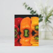 Gemischte Paprikaschoten Postkarte (Stehend Vorderseite)