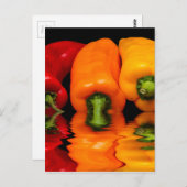 Gemischte Paprikaschoten Postkarte (Vorne/Hinten)