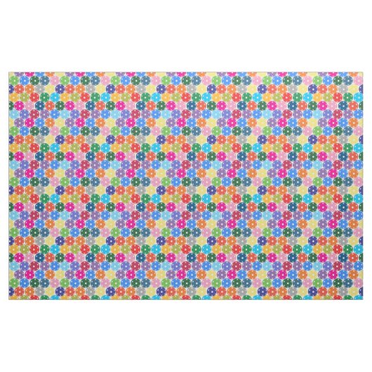 gemischte Pickleballs Stoff (Fat Quarter (45,7 x 55,9 cm))