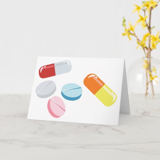 Gemischte Pillen Karte (Gelbe Blume)