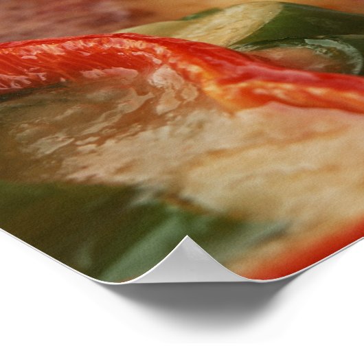 Gemischte Pizza Poster (Ecke)