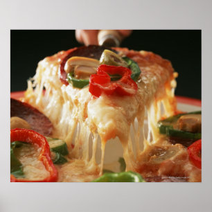 Gemischte Pizza Poster