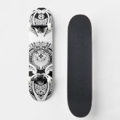Gemischte polynesische und Maori- Skateboard (Vorderseite)