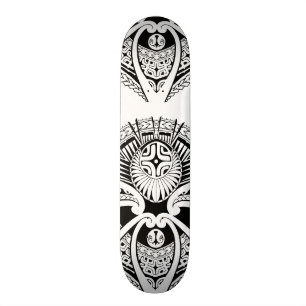 Gemischte polynesische und Maori- Skateboard
