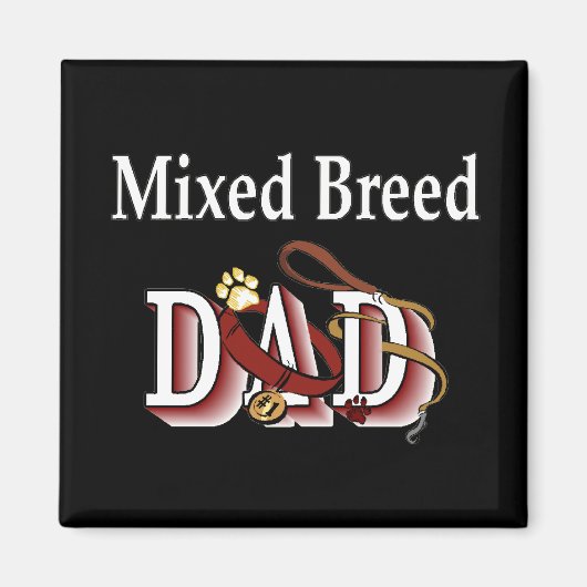 gemischte Rasse Papa Magnet (Vorne)