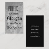 Gemischte Schriftart / Grunge Textur Visitenkarte (Vorne/Hinten)