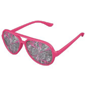 Gemischte Signale Aviator-Sonnenbrille Partybrille (Schrägansicht)