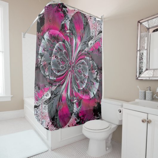 Gemischte Signale Duschvorhang (Beispiel)