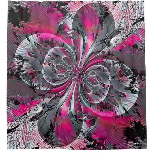 Gemischte Signale Duschvorhang (Vorderseite)