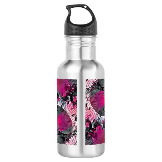 Gemischte Signale Edelstahlflasche (Rückseite)