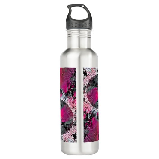 Gemischte Signale Edelstahlflasche (Rückseite)