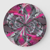 Gemischte Signale Große Wanduhr (Vorderseite)