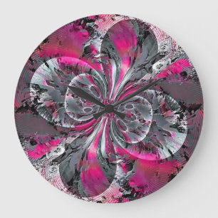 Gemischte Signale Große Wanduhr