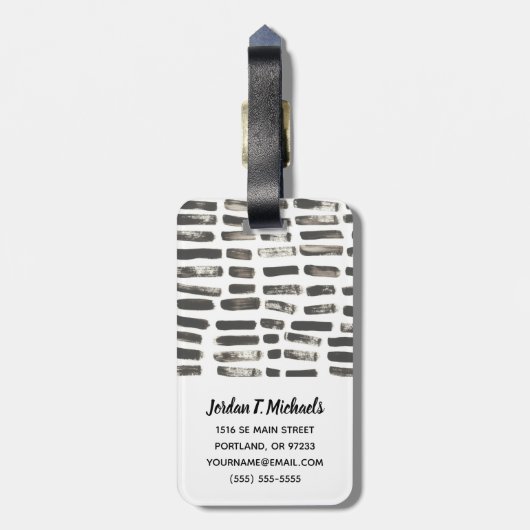 Gemischte Signale III Gepäckanhänger (Rückseite vertikal)