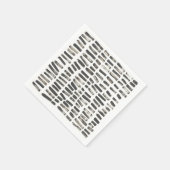 Gemischte Signale III Serviette (Ecke)