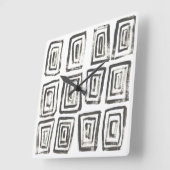 Gemischte Signale IV Quadratische Wanduhr (Winkel)