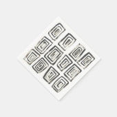 Gemischte Signale IV Serviette (Ecke)