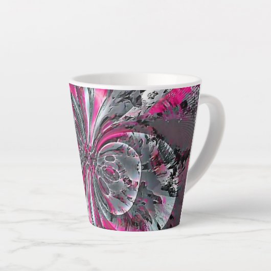 Gemischte Signale Latte Tasse (Rechte Ecke)