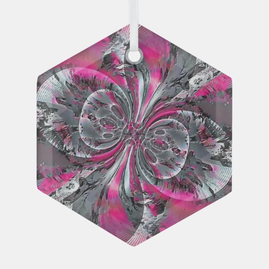 Gemischte Signale Ornament Aus Glas (Vorderseite)