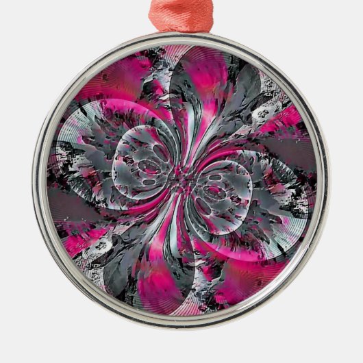 Gemischte Signale Ornament Aus Metall (Vorne)