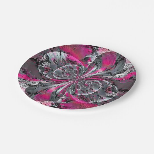 Gemischte Signale Pappteller (Schrägansicht)