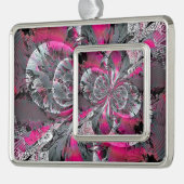 Gemischte Signale Rahmen-Ornament Silber (Links)