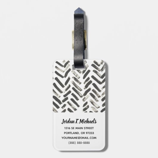 Gemischte Signale VII Gepäckanhänger (Rückseite vertikal)