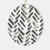 Gemischte Signale VII Keramik Ornament (Links)