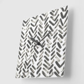 Gemischte Signale VII Quadratische Wanduhr (Winkel)