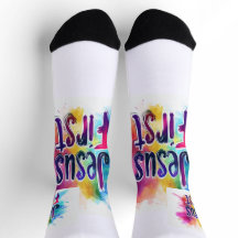 Gemischte Sportsocken Jesus First
