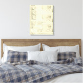Gemischte Textilien, Seide und Bekleidung Leinwanddruck (Insitu (Schlafzimmer))