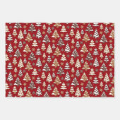 Gemischte Weihnachtskekse Geschenkpapier Set (Vorderseite)