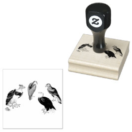 Gemischter Adler Vogelschrott Gummistempel
