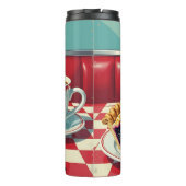 Gemischter Berry Pie, Eiscreme und Kaffee Thermosbecher (Rückseite)