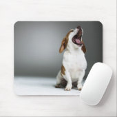 Gemischter Hundegähnchen, nah-up Mousepad (Mit Mouse)