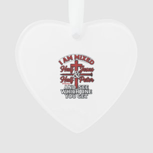 Gemischter Jesus und Peter Vintage Christlicher Hu Ornament