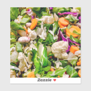 Gemischter Salat Aufkleber