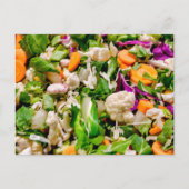 Gemischter Salat Postkarte (Vorderseite)