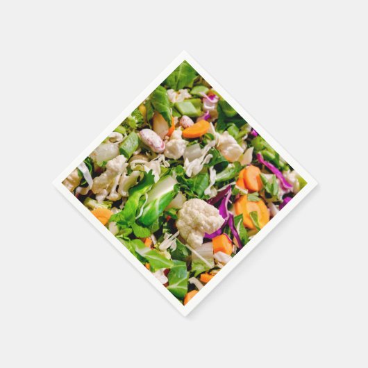 Gemischter Salat Serviette (Ecke)