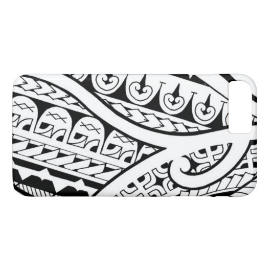 Gemischter Stammes- Tätowierungsentwurf Case-Mate iPhone Hülle (Rückseite (Horizontal))