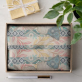 Gemischtes abstraktes Muster & Schmetterling-Decou Seidenpapier (Geschenk)