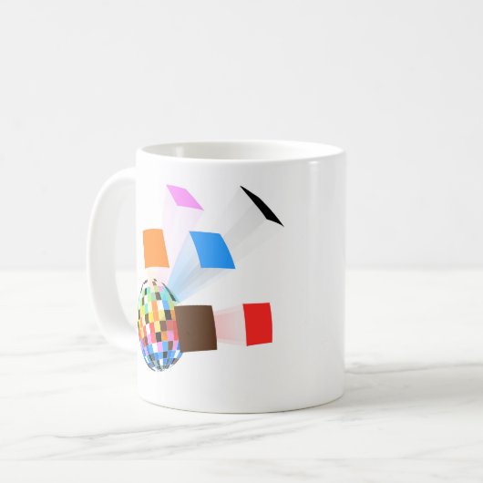 Gemischtes amerikanisches Leben Kaffeetasse (Vorderseite Links)