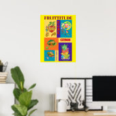 GEMISCHTES FRUCHT-PERSONALITY-POSTER POSTER (Heimbüro)