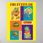 GEMISCHTES FRUCHT-PERSONALITY-POSTER POSTER (Vorne)