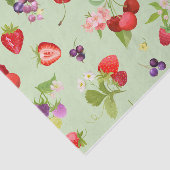 Gemischtes Fruchtpastel grün Seidenpapier (Ausschnitt)